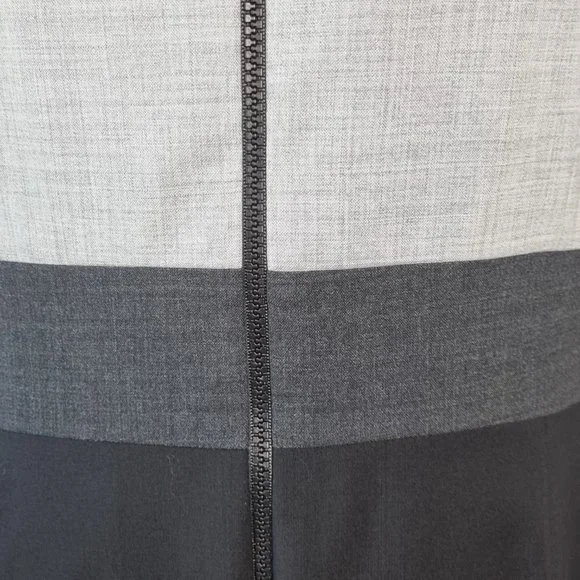 Pink Tartan Sleeveless Wool Blend Sheath Dress Size 10 - Picture 8 of 14